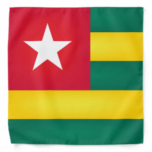 Cool Flag Of Togo Fashion Bandana
