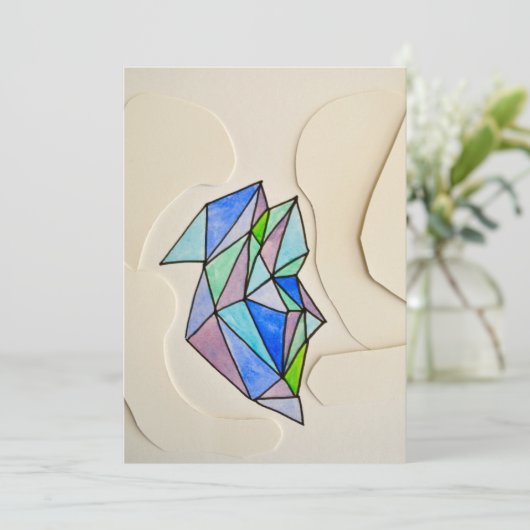 cool flat card (Standing Front)