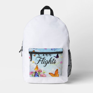 Cool Flights Butterfly Printed Backpack