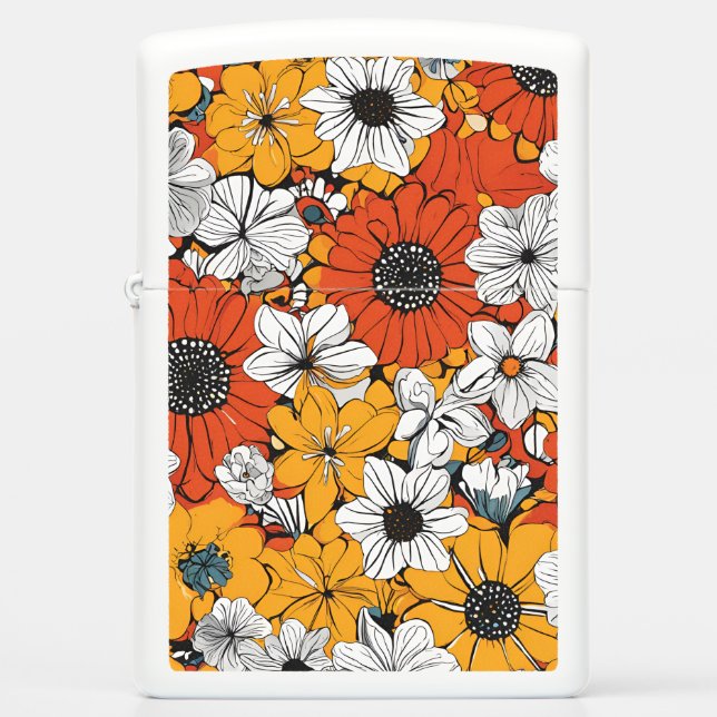 Cool Floral Bloom Lighter  (Front)