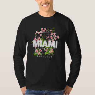 Cool Floral Miami Beach Tees I Love Miami Miami Pa