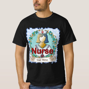 Cool floral nurse T-Shirt