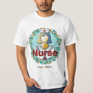Cool floral nurse T-Shirt