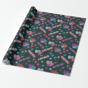 Cool Floral Pattern Wrapping Paper