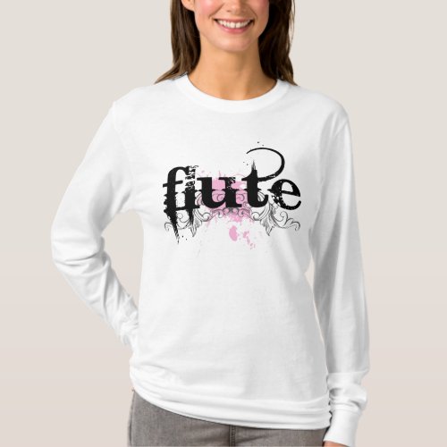 Cool Flute Grunge T_shirt