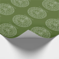 Cool Fly Fishing Art of A Fly Reel Wrapping Paper
