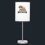 Cool Flying Sloth Believe Funny Motivational Desig Table Lamp<br><div class="desc">Cool Flying Sloth Believe Funny Motivational Design Classic T-Shirt</div>