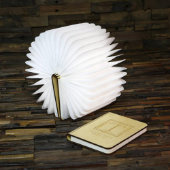 Cool Fold Out Accordion Style Book LED Desk Lamp (Front)
