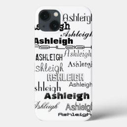 Cool Fonts Your Name Personalized iPhone 13 Case