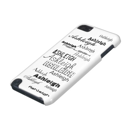 Cool Fonts Your Name Personalized iPod Touch (5th Generation) Case (Bottom)