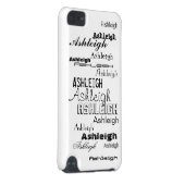 Cool Fonts Your Name Personalized iPod Touch (5th Generation) Case (Back/Right)