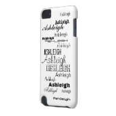 Cool Fonts Your Name Personalized iPod Touch (5th Generation) Case (Back Left)