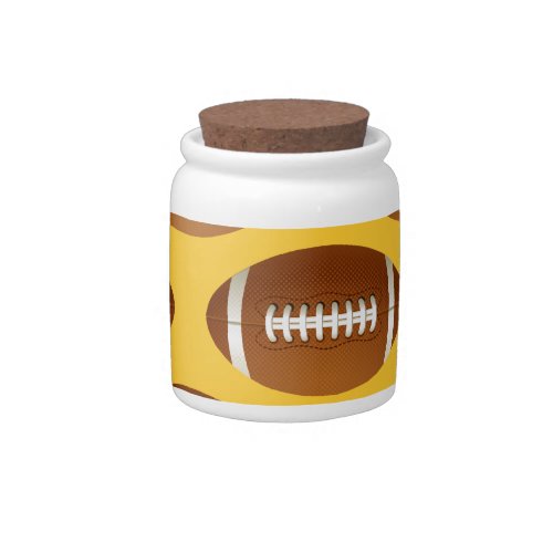 cool football ball candy jar