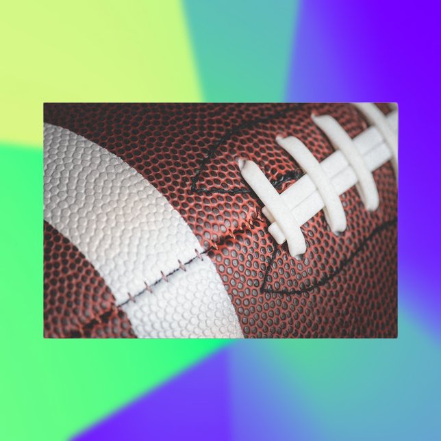 Cool Football Close-Up Photo Tissue Paper (Creator Uploaded)