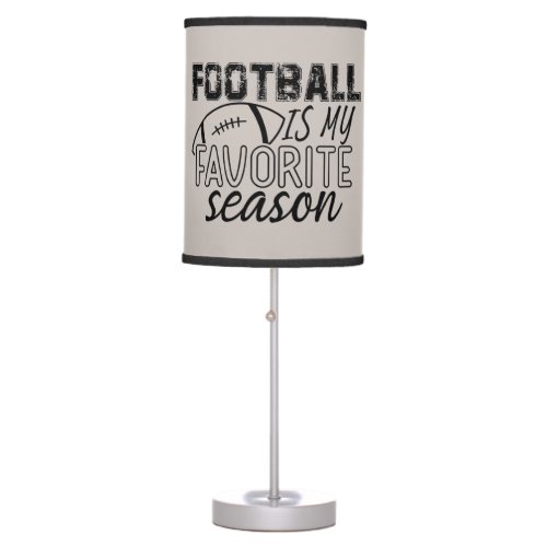 cool football Season word art Table Lamp