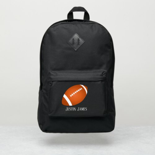 cool Football sports lovers add name Port Authority Backpack