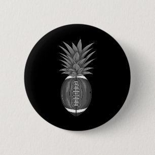 Cool Footbyll Pineapple Funny Kick Byll Fan Athlet Button