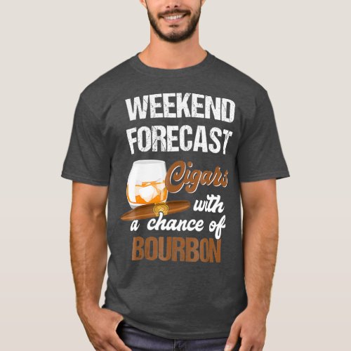 Cool  For Cigars And Bourbon Lover Gift For T_Shirt