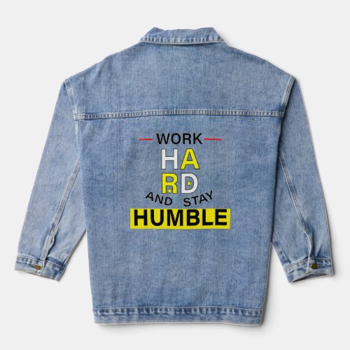 Cool For Humble Men Women And Youth  Denim Jacket