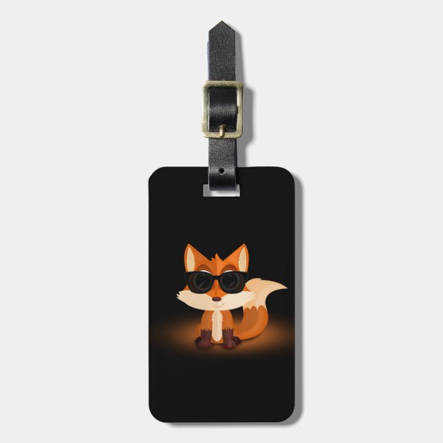 Cool Fox 2 Luggage Tag (Front Vertical)