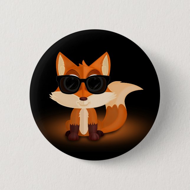 Cool Fox Button (Front)