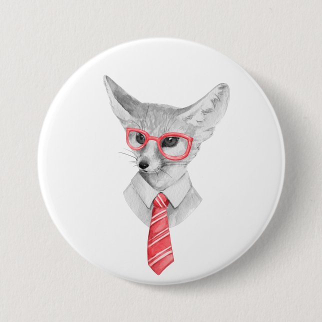 Cool fox button (Front)
