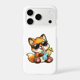 Cool Fox Drink iPhone 17 Pro Case
