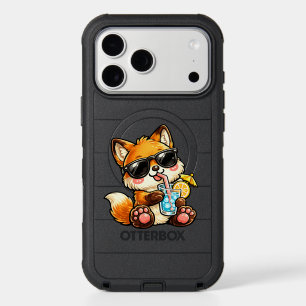 Cool Fox Drink iPhone 17 Pro Max Case