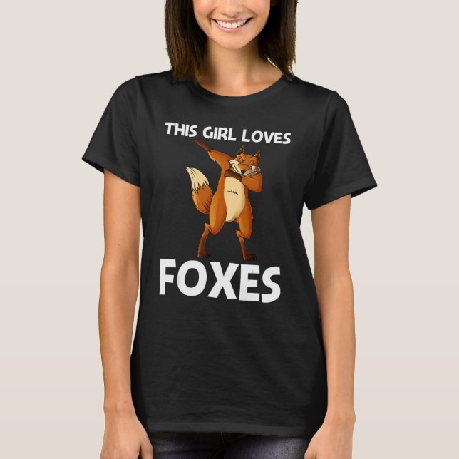 Cool Fox For Girls Mom Omnivorous Mammal Animal T-Shirt (Front)