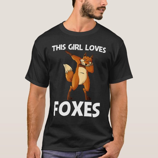 Cool Fox For Girls Mom Omnivorous Mammal Animal T-Shirt (Front)