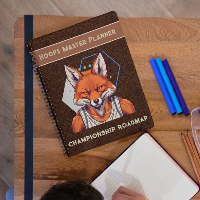 Cool Fox Gifts for Basketball Lovers Coach Fans Notebook (Cool Fox Gifts for Basketball Lovers Coach Fans)