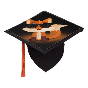 Cool Fox    Graduation Cap Topper