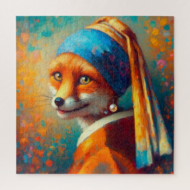 Cool fox jigsaw puzzle (Vertical)
