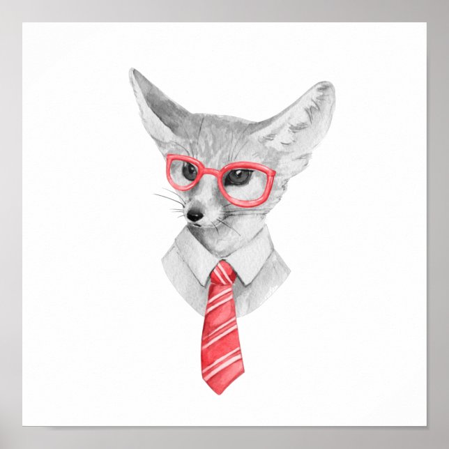 Cool fox poster (Front)