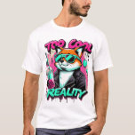 Cool Fox with Sunglasses and Bubble Tea T-Shirt
