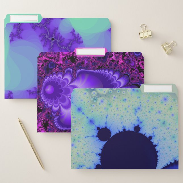Cool Fractals File Folders (Set)