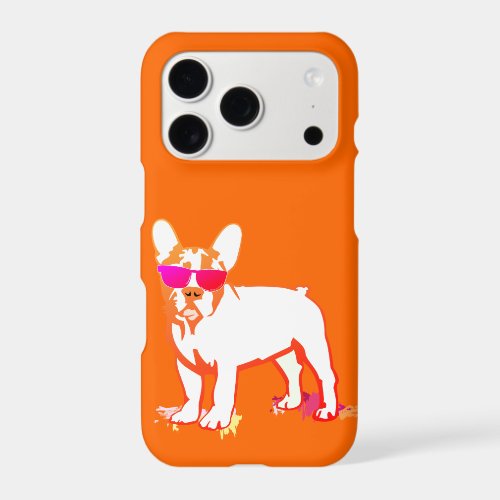 Cool French Bulldog in Sunglasses iPhone 17 Pro Case