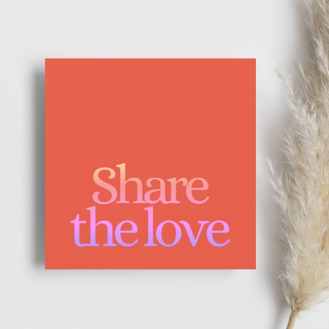 Cool Fresh Orange Pink Bold Referral Card (Creator Uploaded)