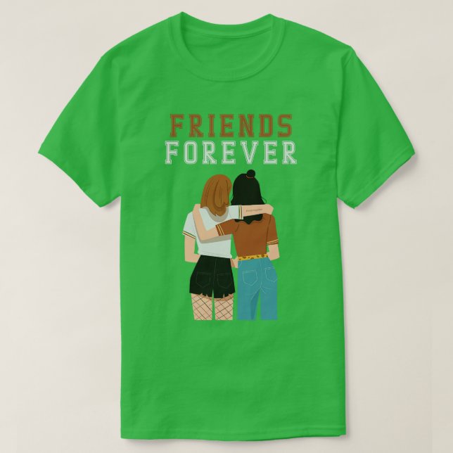 Cool Friends forever tee for friendship day to you (Design Front)