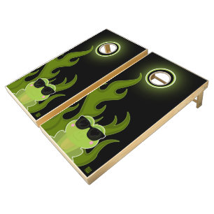 Cool Frog Cornhole Set
