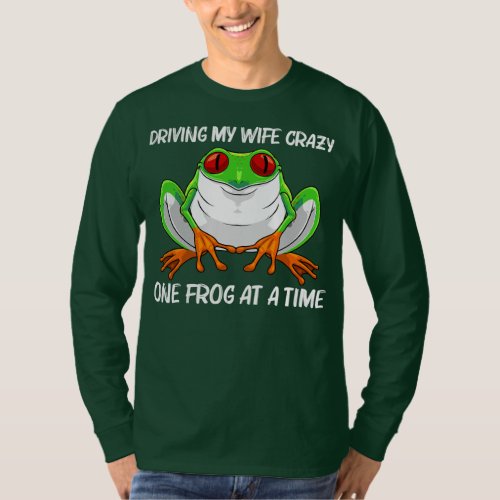 Cool Frog Gift For Men Uncle Toad Glass Gliding T_Shirt