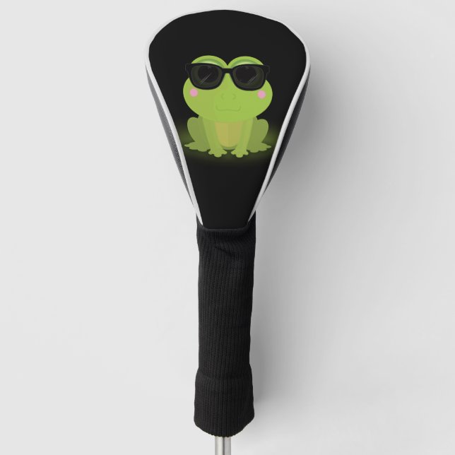 Cool Frog Golf Head Cover (Front)
