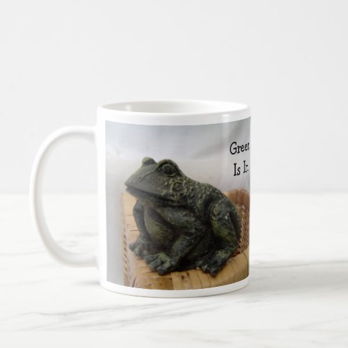 Cool Frog _ Green Is In Coffee Mug