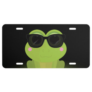 Cool Frog License Plate