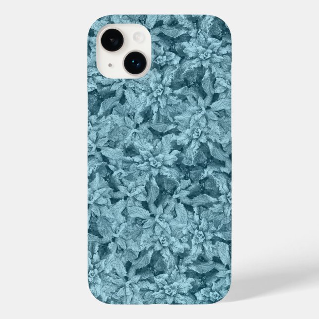 Cool Frosty Foliage-Turquoise Case-Mate iPhone Case (Back)