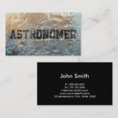 Cool Frozen Ice Astronomer Business Card | Zazzle