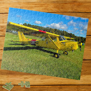 Cool Fun Airplane Photo, Pilot Family, Aviation Jigsaw Puzzle