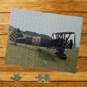 Cool Fun Airplane Photo, Pilot Family, Aviation Jigsaw Puzzle