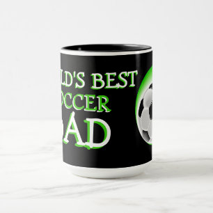 Cool Fun Awesome Worlds Best Soccer Dad Mug