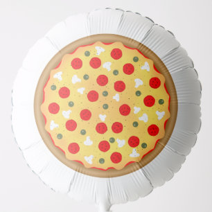 Cool fun pizza party kids birthday balloon